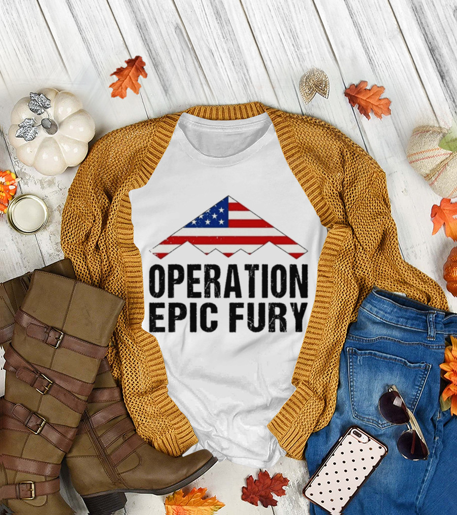 Operation Epic Fury American Flag Patriotic T-Shirt