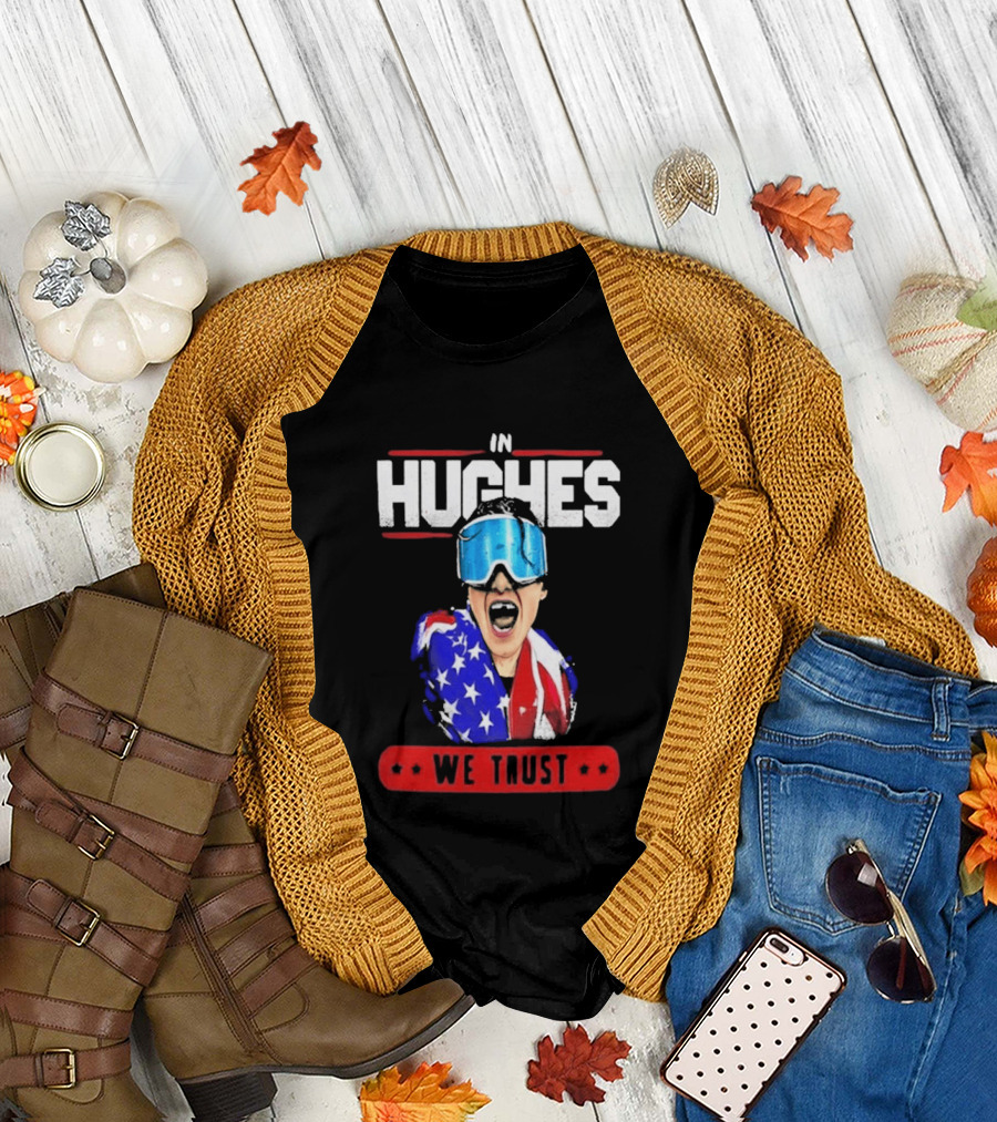 In Hughes We Trust Patriotic Goggles ákafan T-Shirt