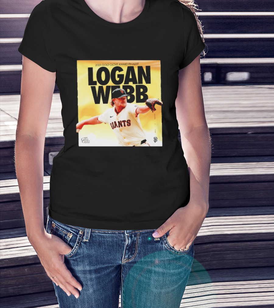 2025 Gold Glove Award Finalist Logan Webb Giants T-Shirt