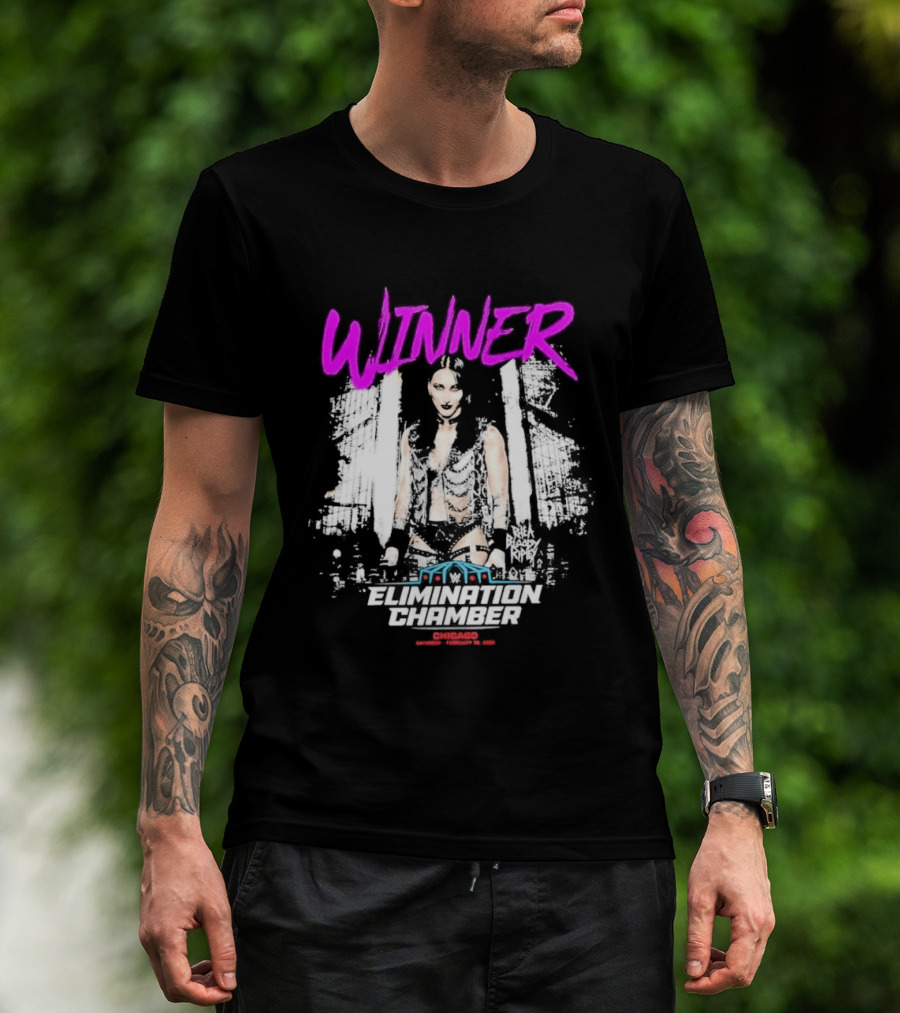 Rhea Ripley Elimination Chamber 2026 Winner Champion T-Shirt