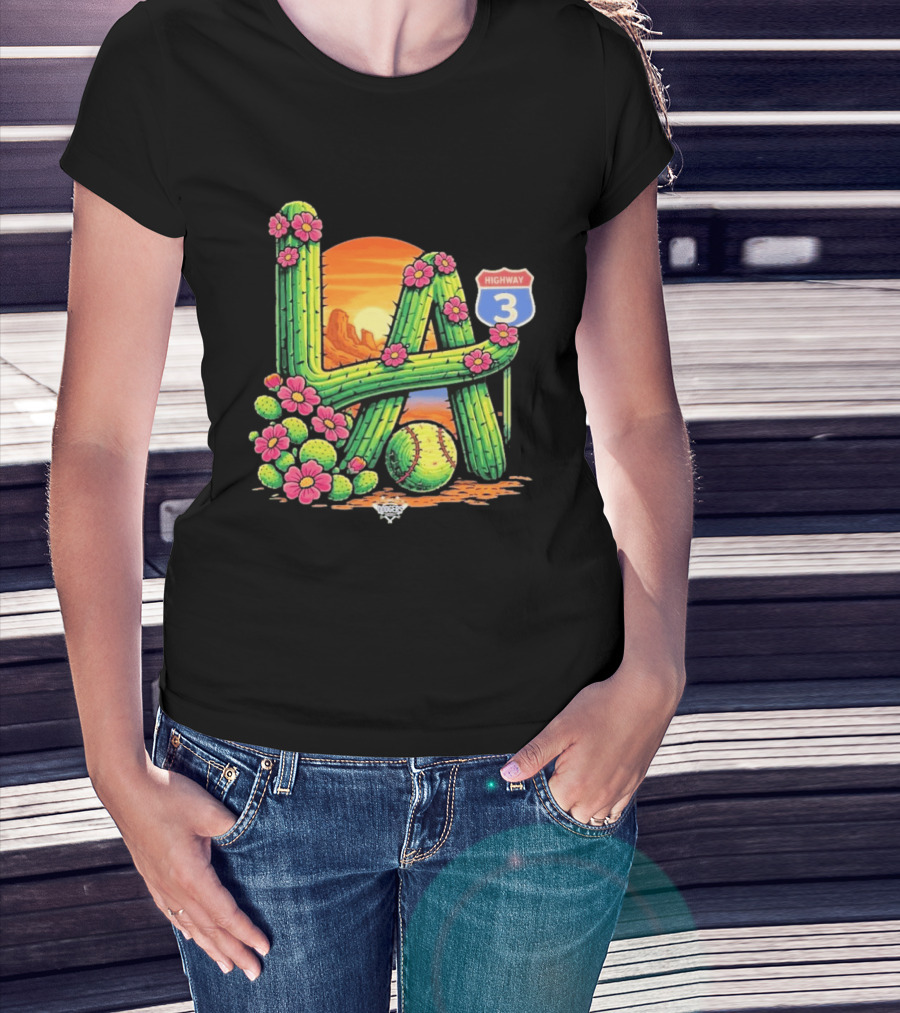 LA Dodgers Road To 3 Stars T-Shirt