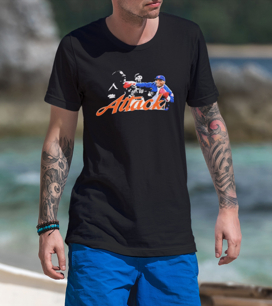 New York Mets Attack Relentlessly T-Shirt