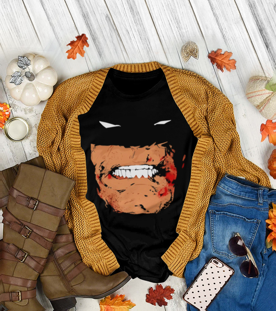 Batman Full Face Fierce Expression T-Shirt