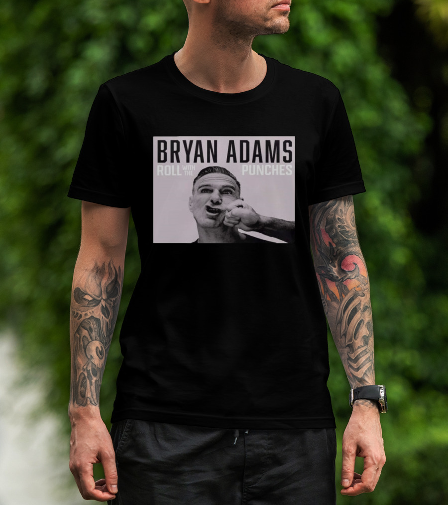 Bryan Adams Roll With The Punches Tour 2026 Dates T-Shirt