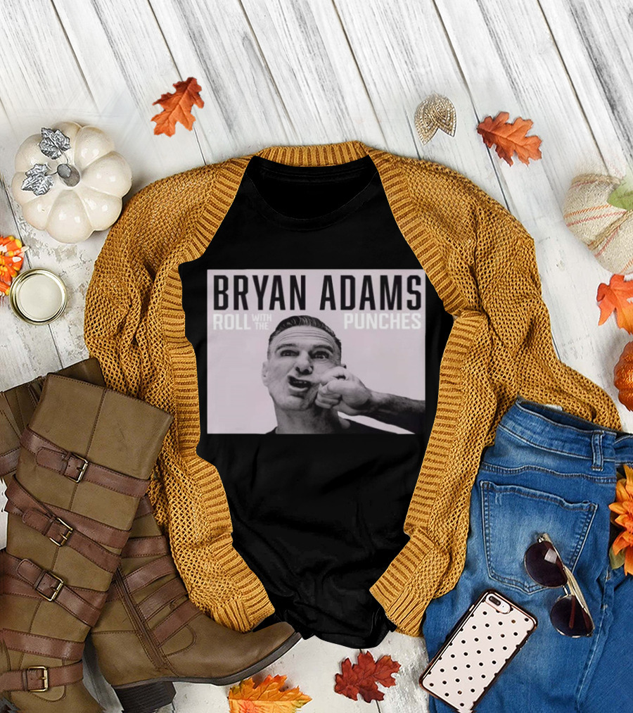 Bryan Adams Roll With The Punches Tour 2026 Dates T-Shirt