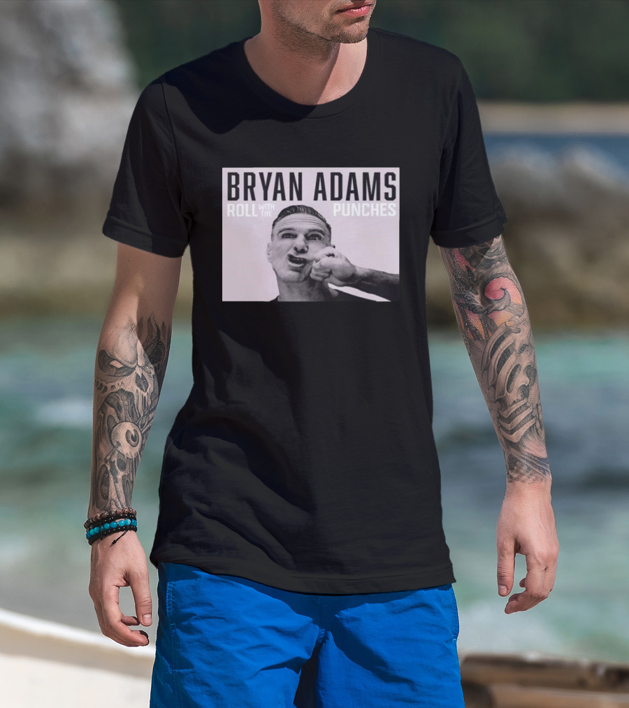 Bryan Adams Roll With The Punches Tour 2026 Dates T-Shirt