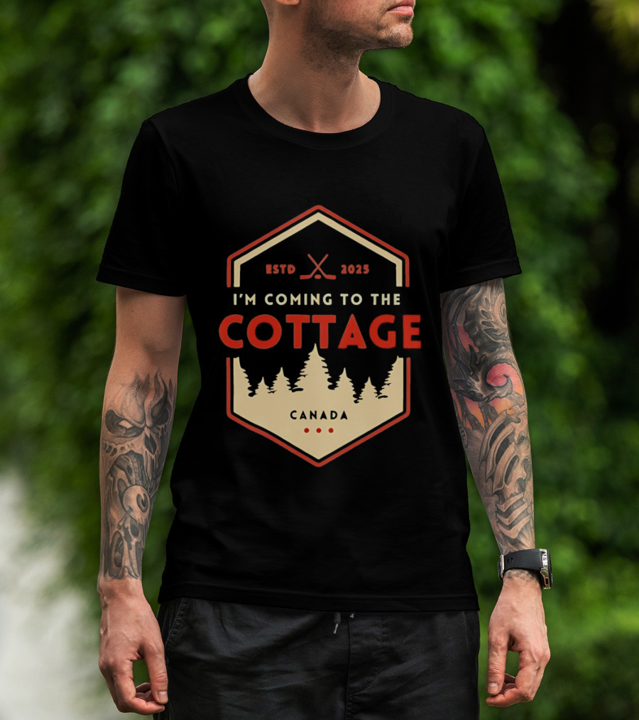 I'm Coming To The Cottage ESTD 2025 Canada Hockey T-Shirt