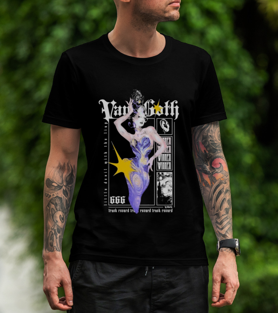 Van Goth Crowned Queen Touch Crown Take The Ring Magic Mão 666 T-Shirt