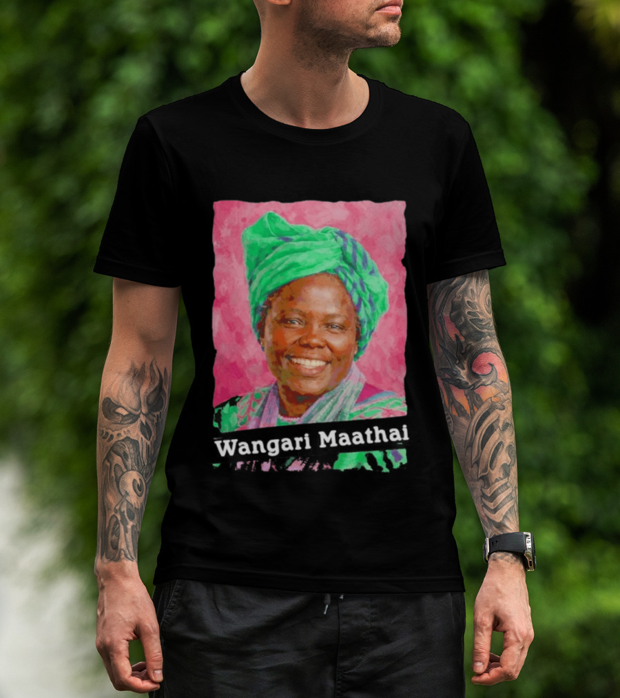 Wangari Maathai Green Turban T-Shirt