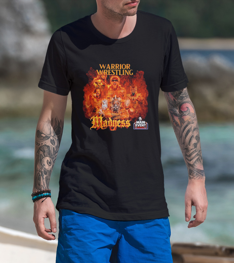 Warrior Wrestling Madness Main Event Network T-Shirt