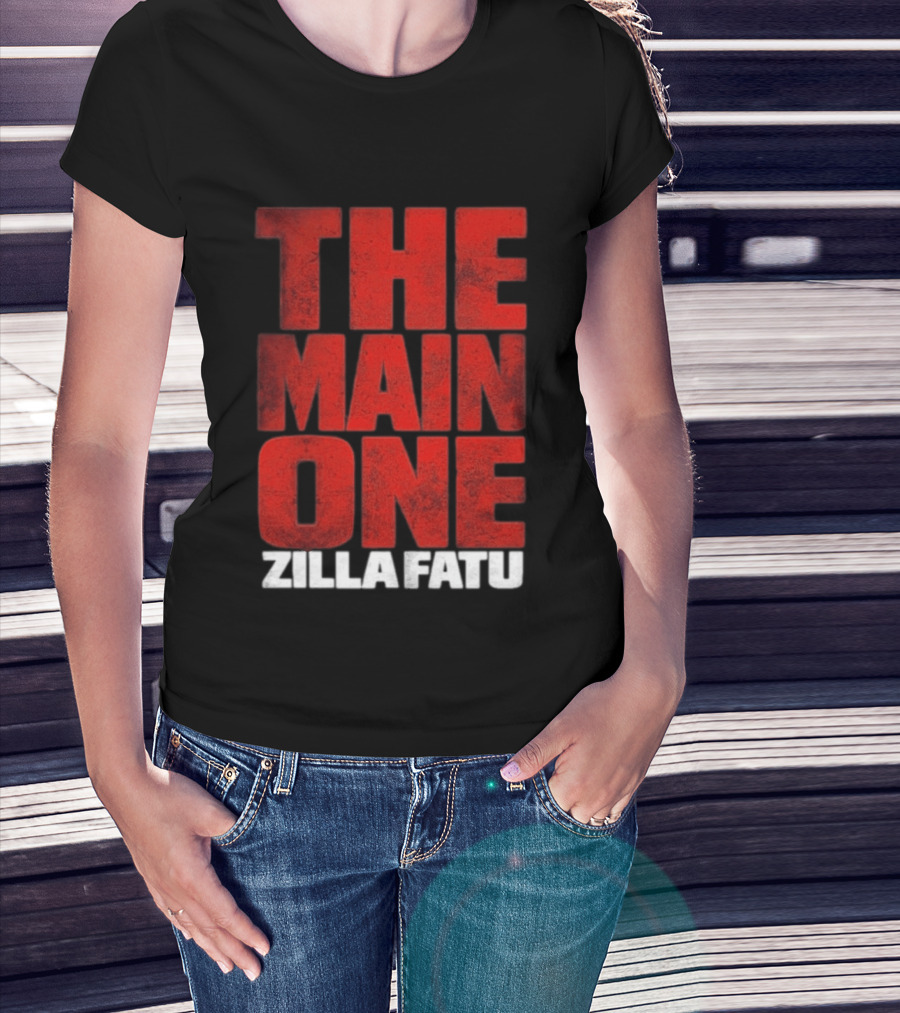 Zilla Fatu The Main One Bold Red T-Shirt
