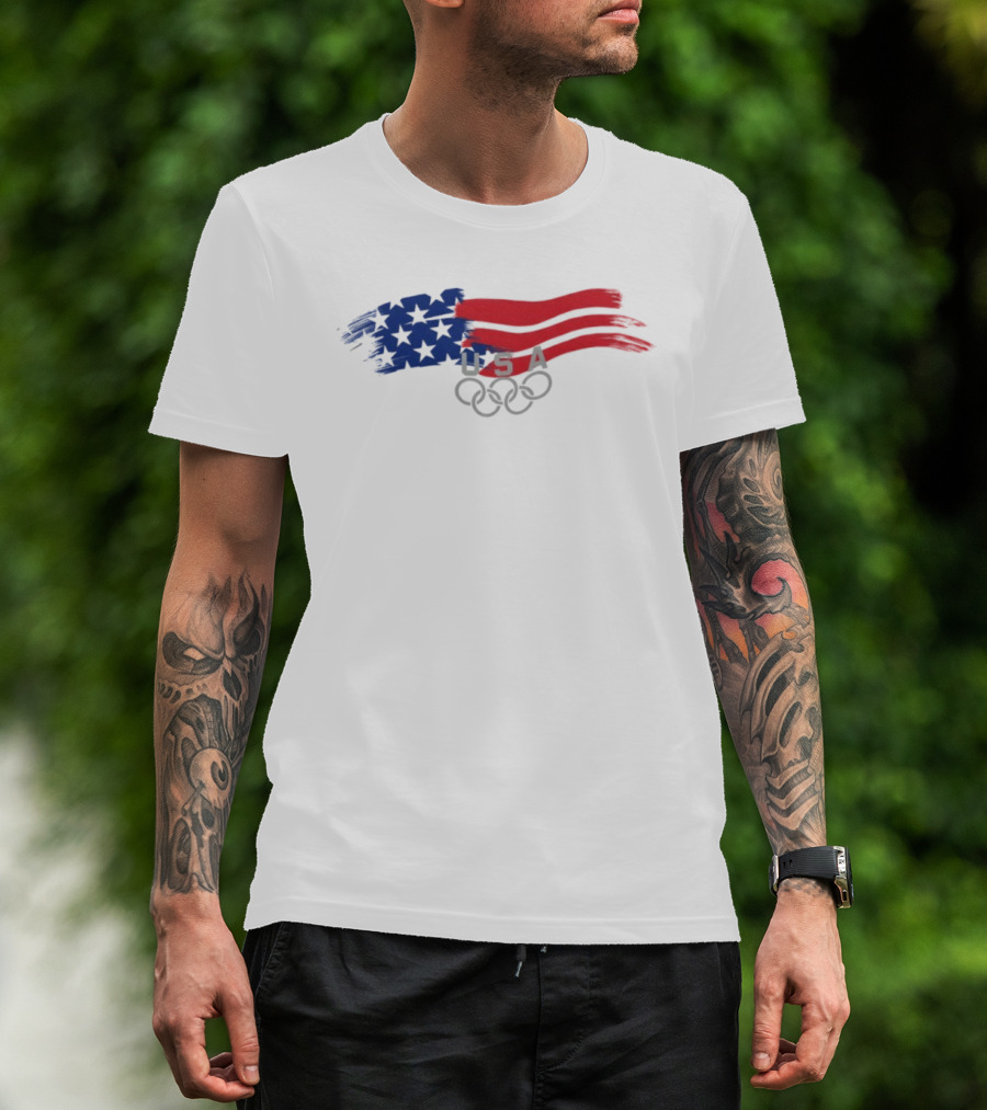 USA 2026 Winter Olympics Stars And Stripes T-Shirt