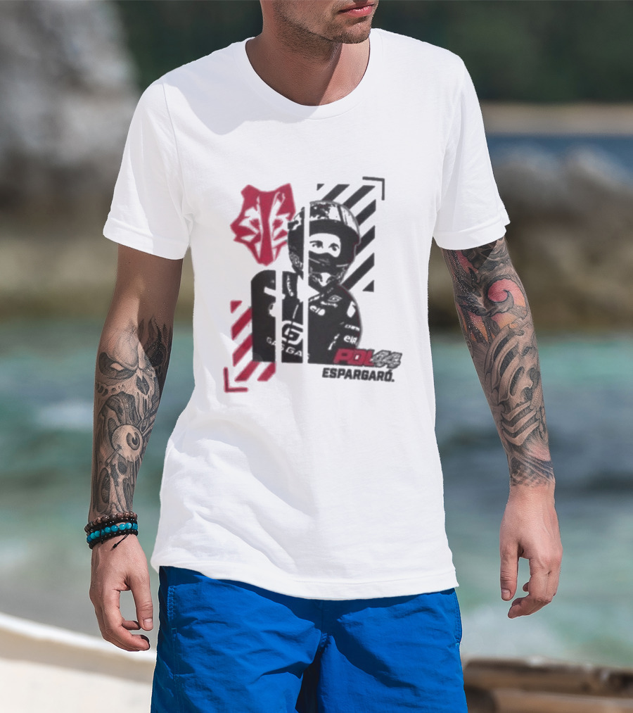 Gasgas Pol Espargaro Motorcycle Racing Graphic Red Wolf T-Shirt