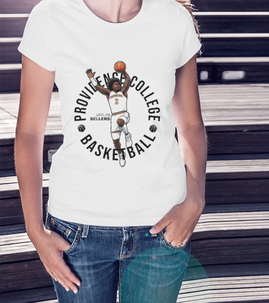 Providence College Basketball Jaylin Sellers Replica T-Shirt