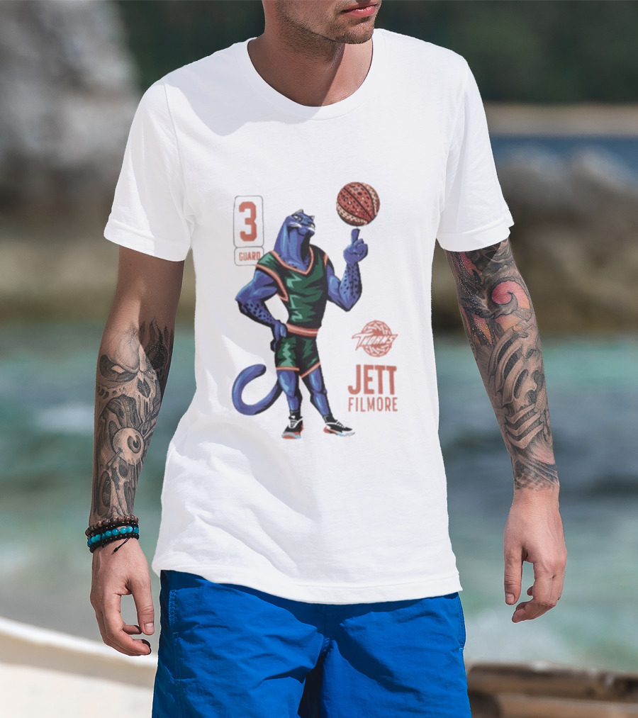 3 Champs Jett Filmore Thundercats Basketball Panther T-Shirt
