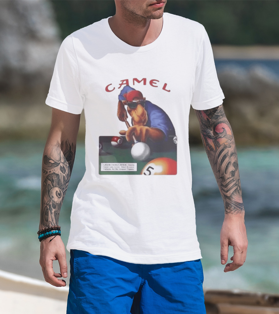 Camel 75th Birthday Joe Pool Player T-Shirt