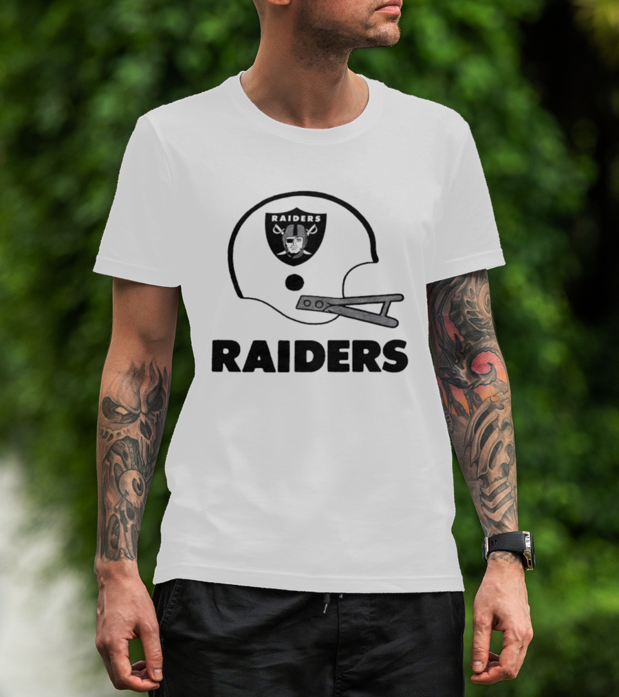 Raiders Football Helmet T-Shirt
