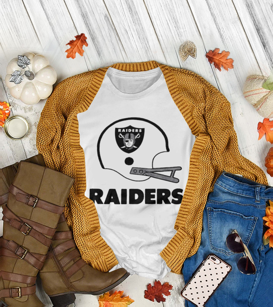 Raiders Football Helmet T-Shirt