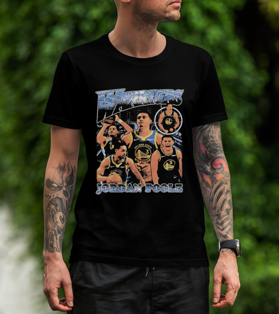 Warriors Golden State Jordan Poole NBA Basketball Player T-Shirt