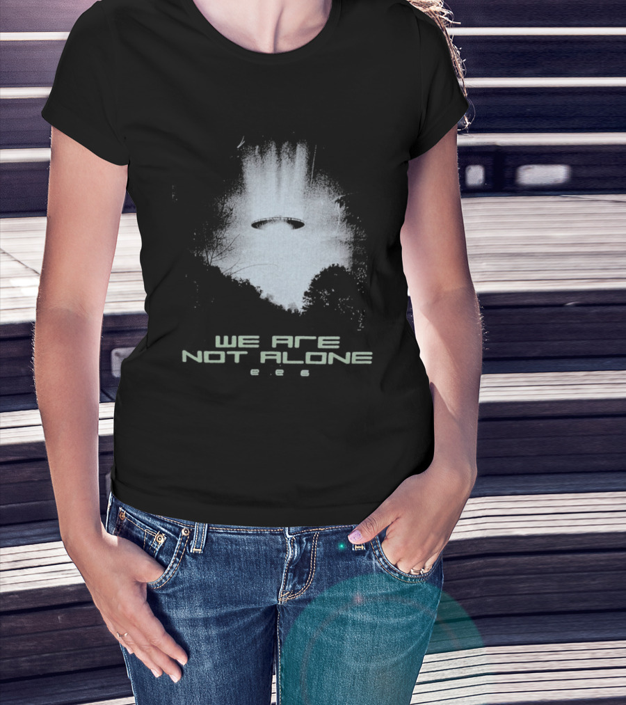 We Are Not Alone Alien Knit 1886 T-Shirt