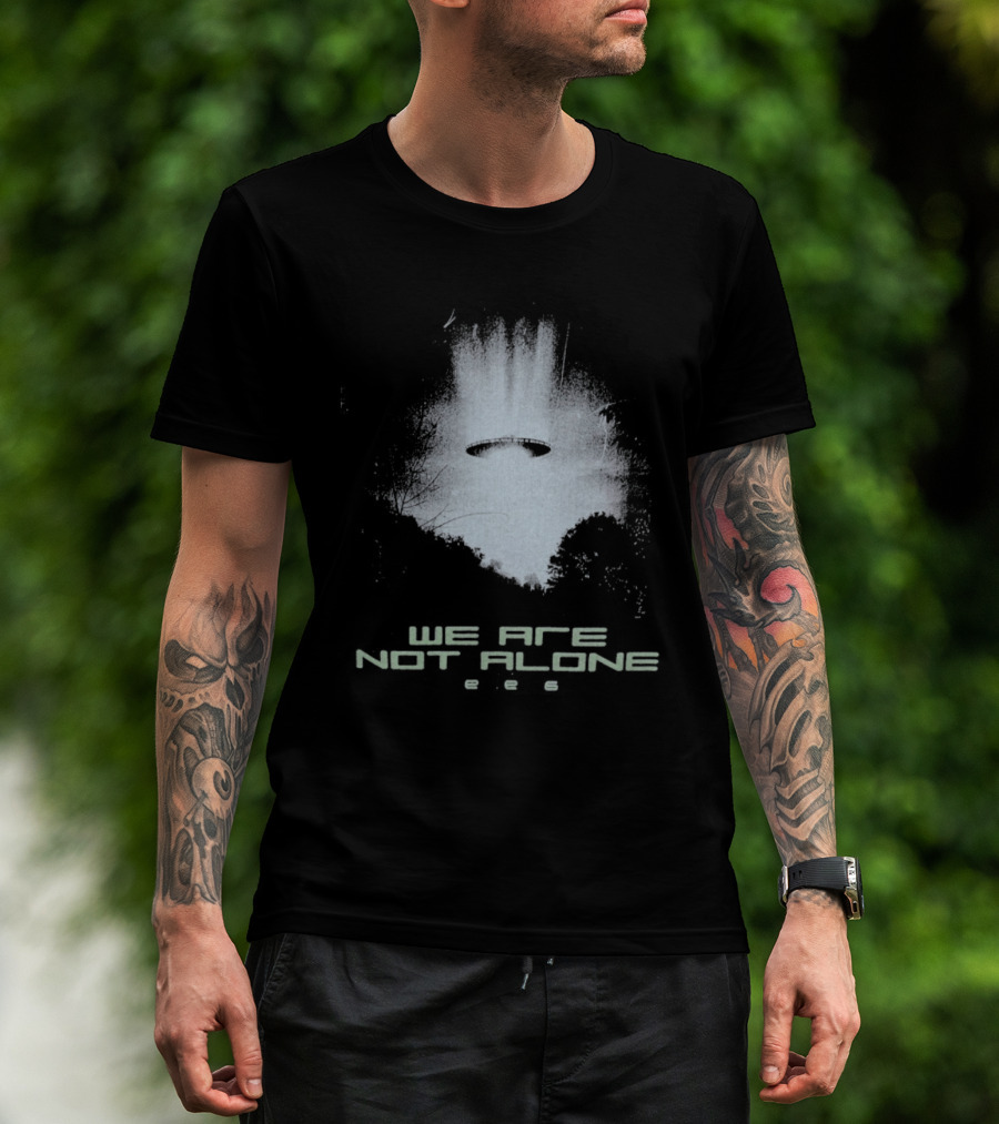 We Are Not Alone Alien Knit 1886 T-Shirt
