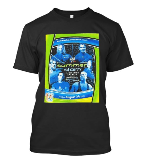 WWE SummerSlam 2003 Elimination Chamber Match T-Shirt