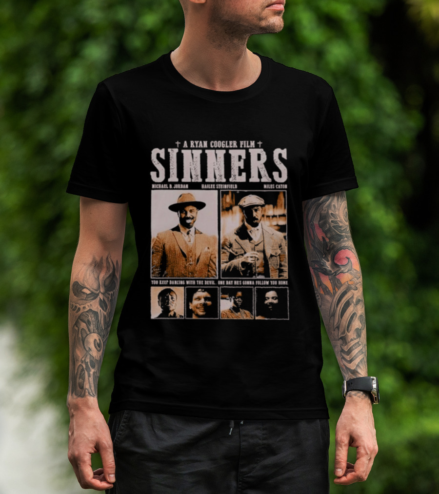 A Ryan Coogler Film Sinners Michael B Jordan Daniel Kaluuya Brian Tyree Henry Mahershala Ali T-Shirt