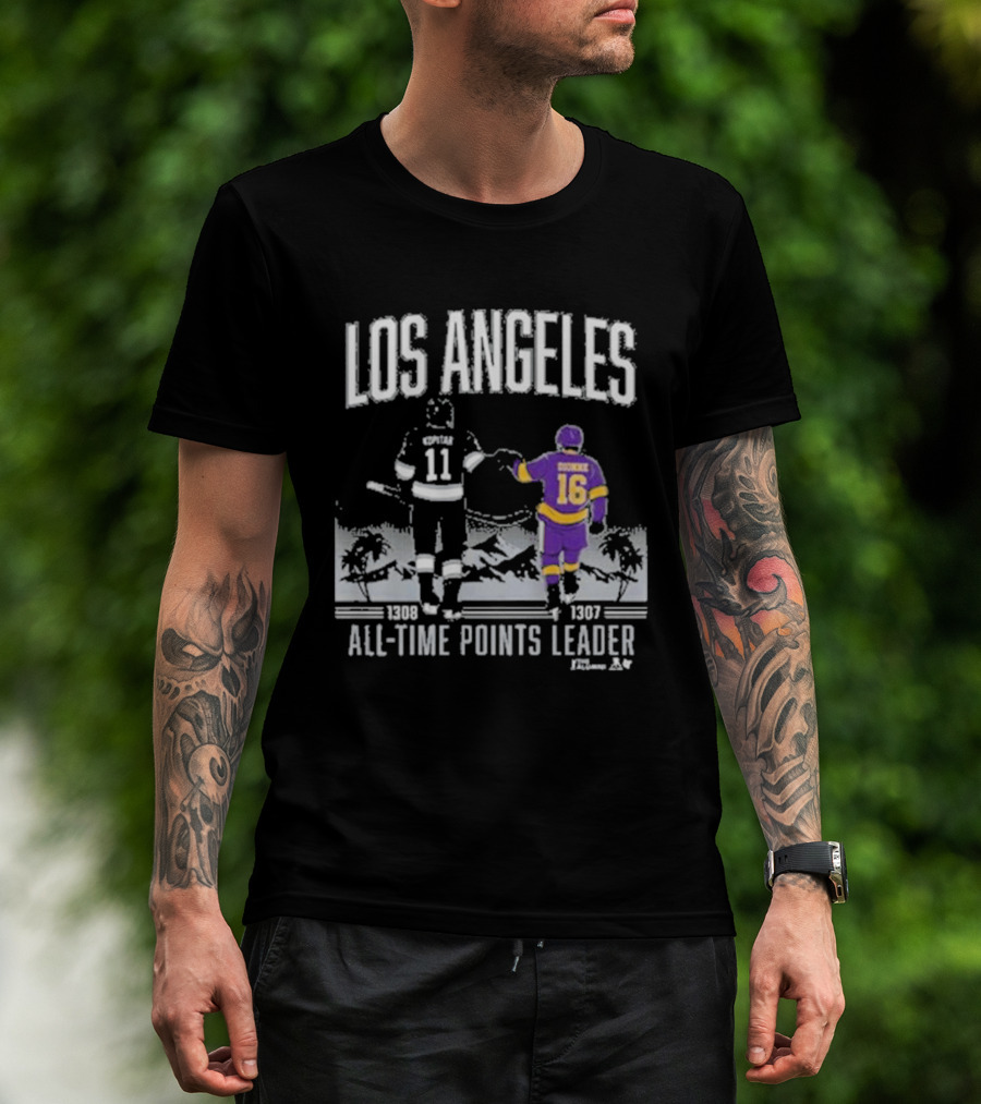 Los Angeles Anze Kopitar Marcel Dionne All Time Points Leader 1989 1997 T-Shirt
