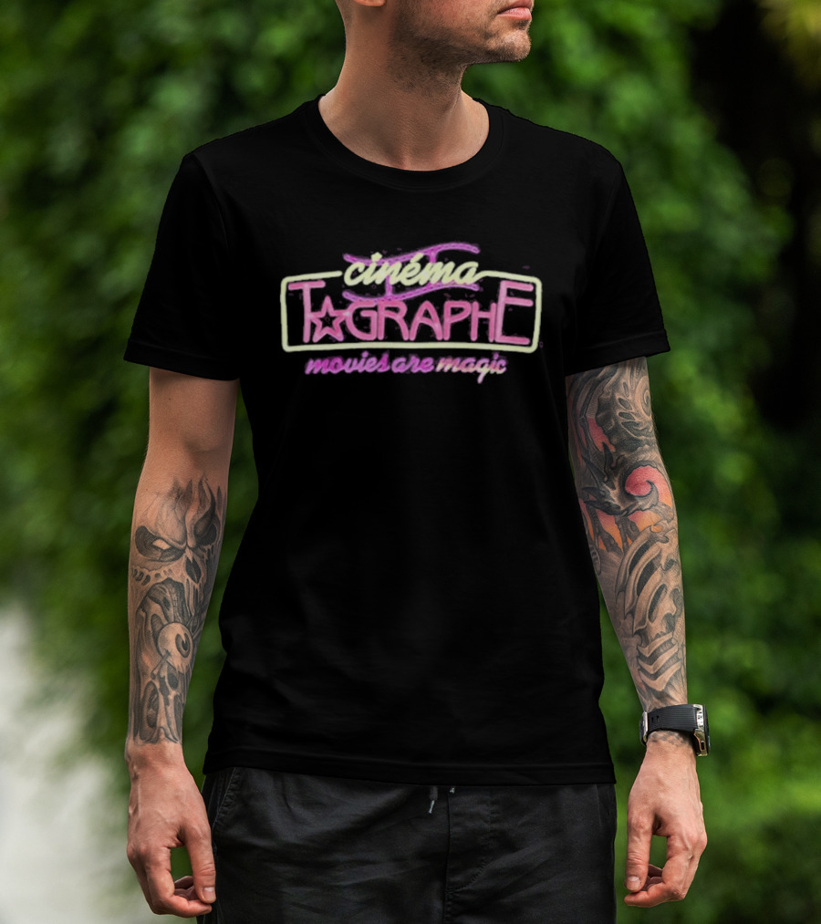 Cinématographe Movies Are Magic Retro Cinema Aesthetic T-Shirt