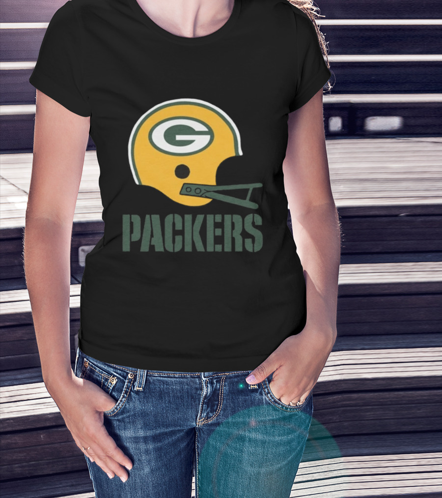 Green Bay Packers Helmet G Icon Packers T-Shirt