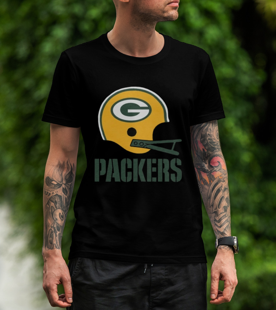 Green Bay Packers Helmet G Icon Packers T-Shirt