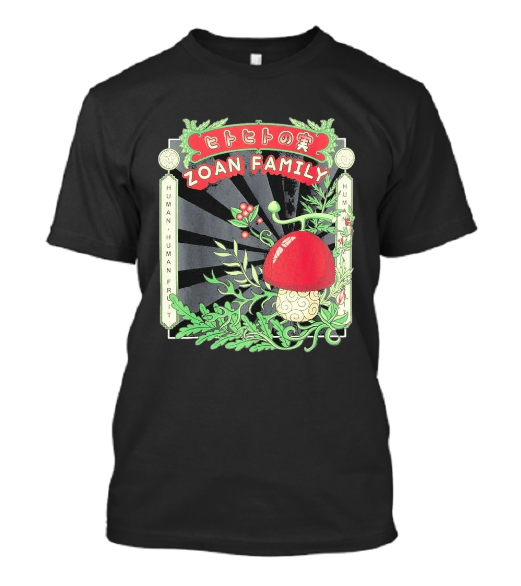 One Piece Celio Noir Homme Tony Tony Chopper Zoan Family Human Human Fruit T-Shirt