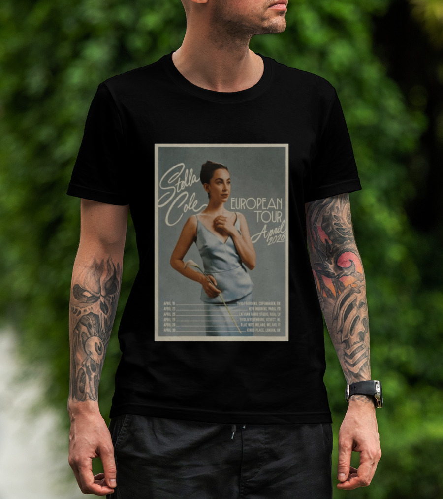 Stella Cole European Tour April 2026 Tivoli Gardens Blue Note Kings Place T-Shirt