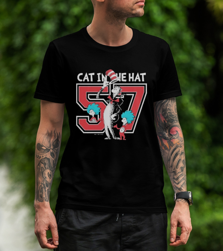 Cat In The Hat 57 Thing One And Thing Two T-Shirt