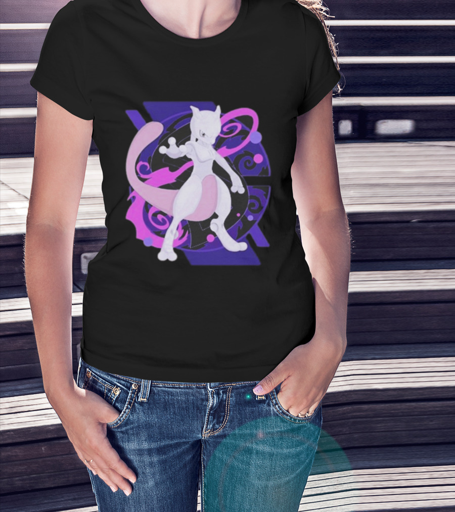 Mewtwo Pokemon Go Fest 2026 Psychedelic T-Shirt