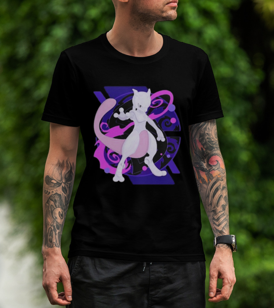 Mewtwo Pokemon Go Fest 2026 Psychedelic T-Shirt