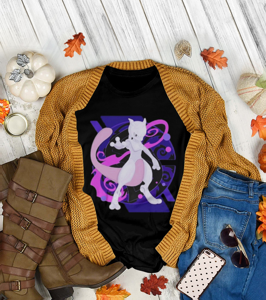 Mewtwo Pokemon Go Fest 2026 Psychedelic T-Shirt