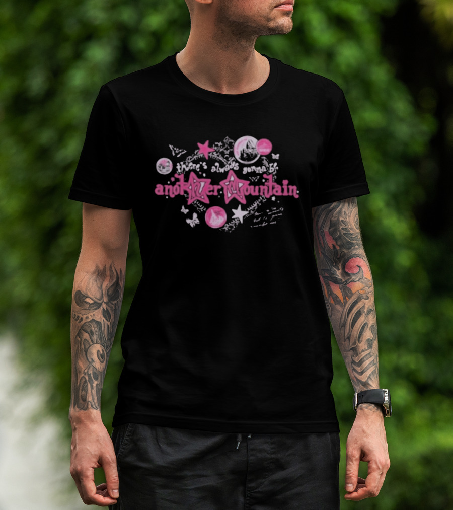 Another Mountain Star Pink Moon T-Shirt