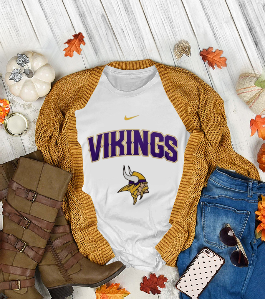 Snoopy Charlie Brown Vikings Armor of God Let's Go Vikings Nike Minnesota Vikings T-Shirt