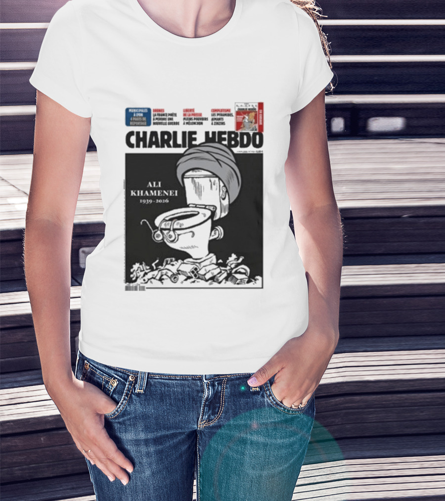 Charlie Hebdo Khamenei Cover Toilet Humour Edition T-Shirt