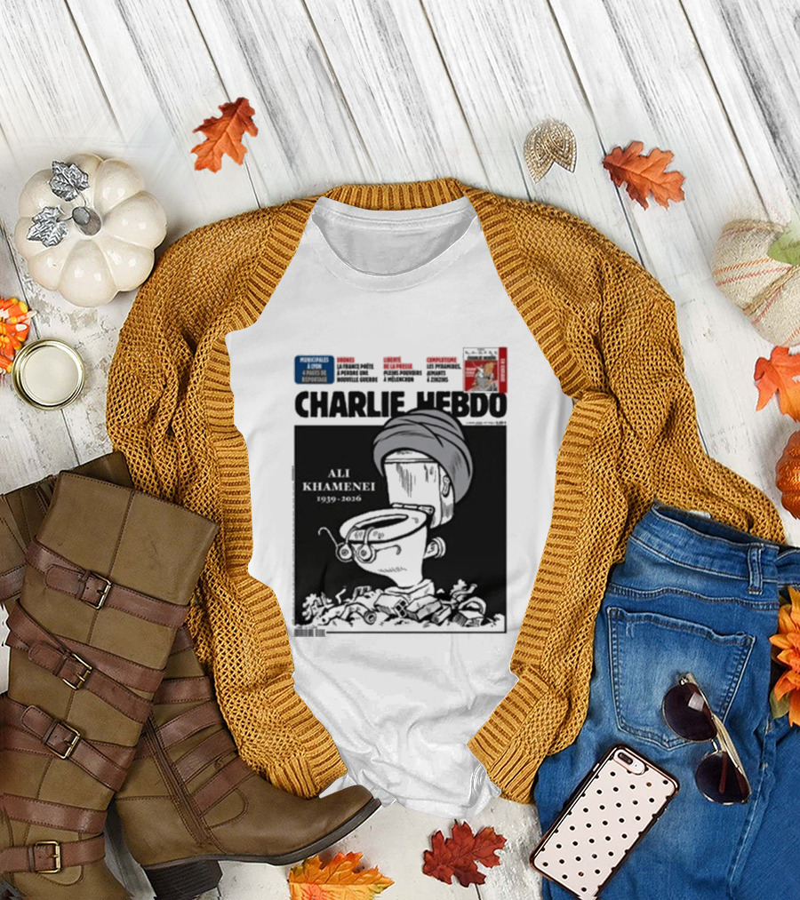 Charlie Hebdo Khamenei Cover Toilet Humour Edition T-Shirt