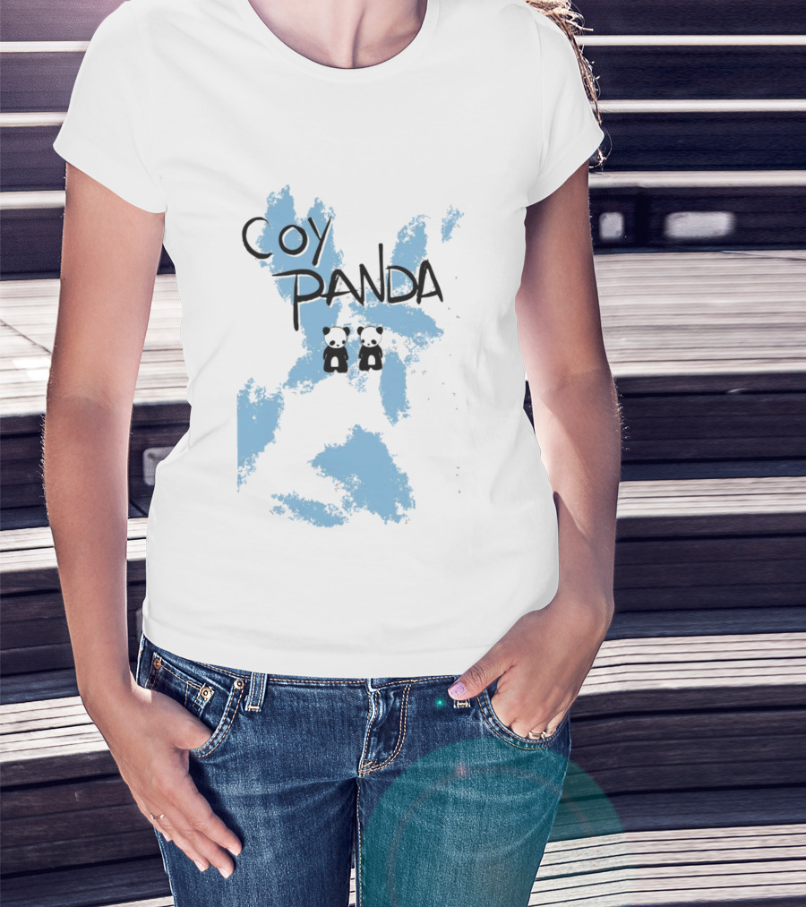 Coy Panda Chaos Like It's Paint T-Shirt