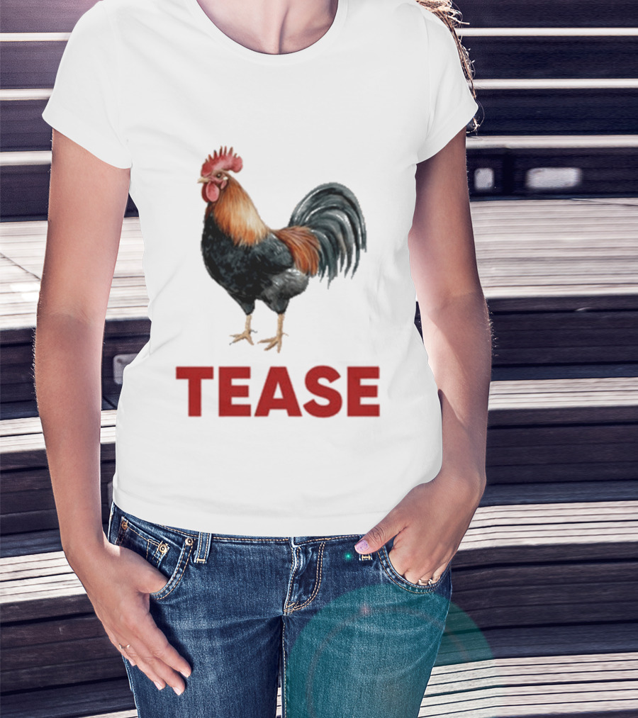 Miki Izumi Tease Rooster Chicken T-Shirt