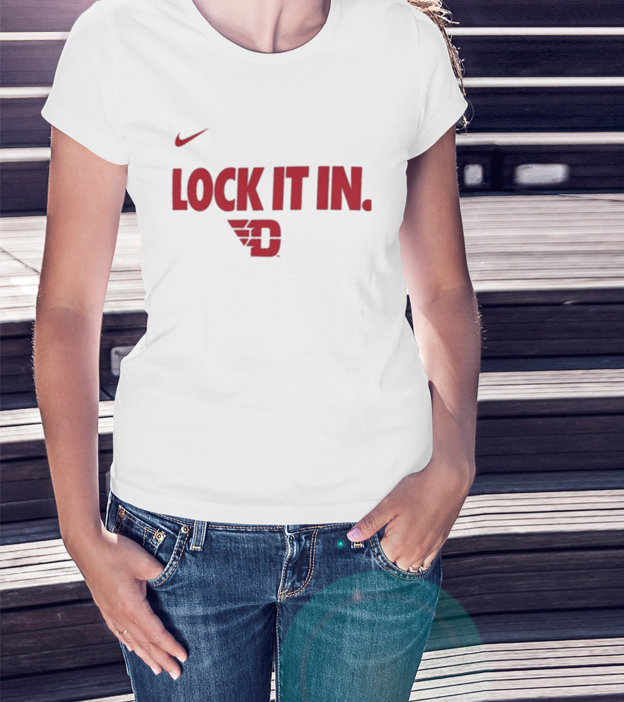 Nike Lock It In Dayton Flyers T-Shirt
