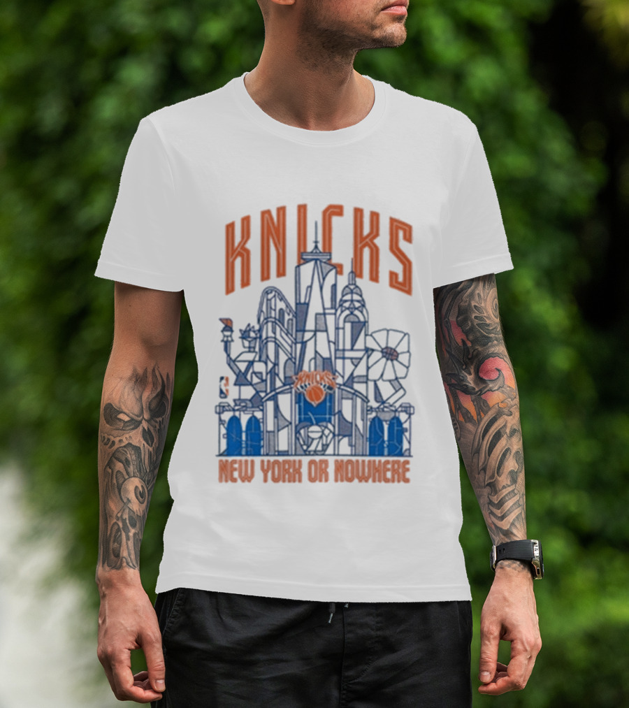 Knicks New York Or Nowhere Skyscraper T-Shirt