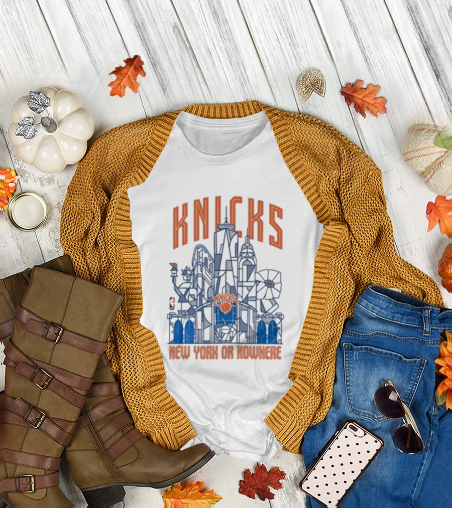 Knicks New York Or Nowhere Skyscraper T-Shirt