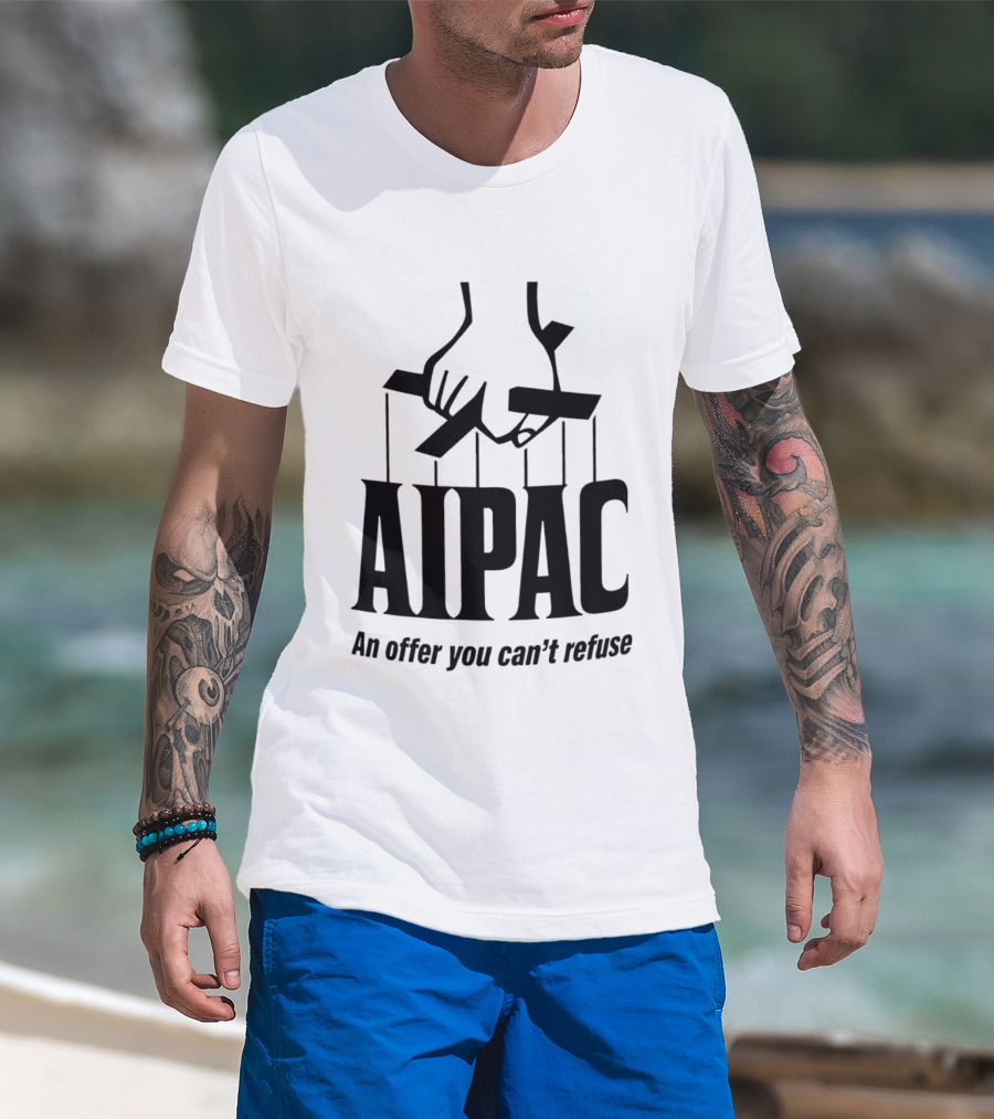 AIPAC An Offer You Can't Refuse Puppet Hand T-Shirt