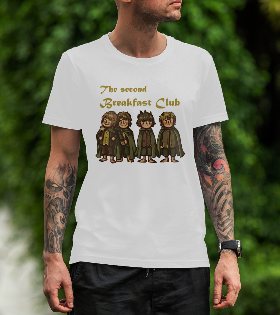 The Second Breakfast Club Hobbits LOTR T-Shirt
