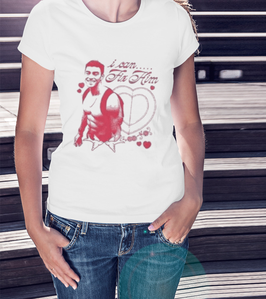 Luigi Mangione I Can Fix Him Heart And Roses T-Shirt