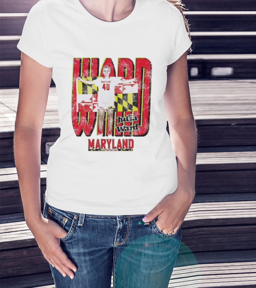 Maryland Terrapins Julia Ward 40 Player T-Shirt